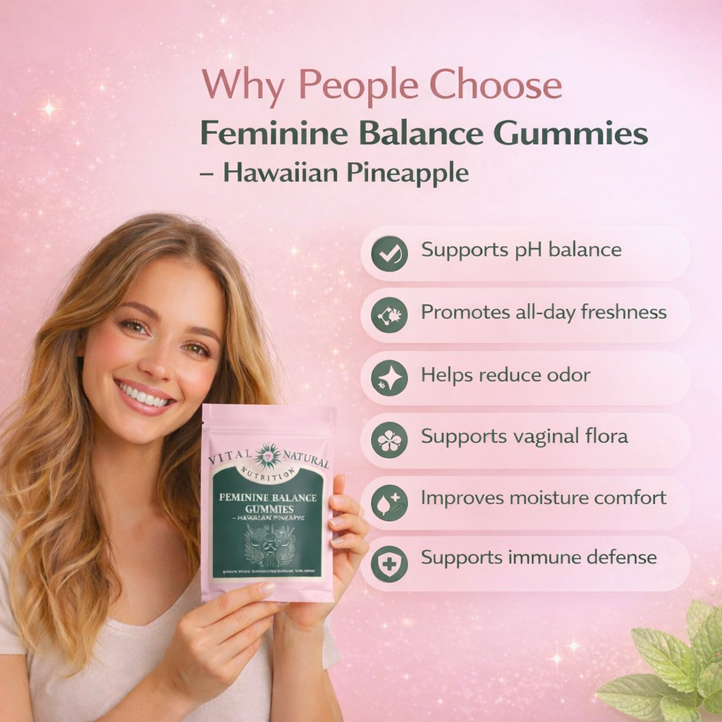 Feminine Balance Gummies | Hawaiian Pineapple