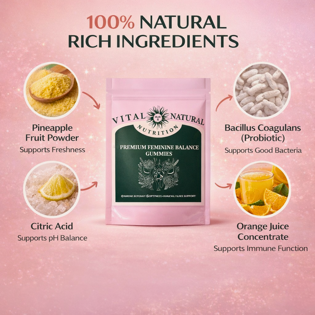 Feminine Balance Gummies | Hawaiian Pineapple